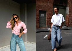 Quần jeans và sơ mi, đẹp xuất sắc để đi chơi và đi làm