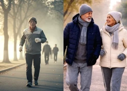 Tăng nguy cơ đau tim, đột quỵ nếu người cao tuổi đi bộ quá sớm vào mùa đông