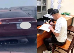 Tài xế bị phạt 5 triệu đồng vì lái ô tô đi vào làn khẩn cấp Vành đai 3