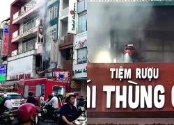 Cháy tiệm rượu ở khu phố kinh doanh sầm uất của TPHCM
