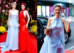 Miss Cosmo 2025 chơi đập niêu, gói bánh chưng dịp Tết, CĐM soi ngay chi tiết lạ