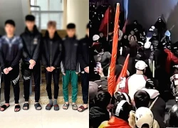 Tạm giữ hình sự 5 đối tượng vụ sàm sỡ, đánh người trong đêm ‘đi bão’ ở Hà Nội