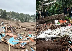Tìm kiếm trên 80 người mất tích trong vụ lở đất tại Indonesia