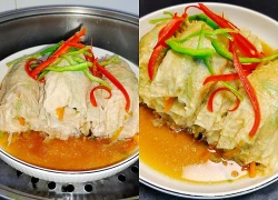 Cuộn lại rồi hấp chín, bạn sẽ có ngay một món ăn giòn tan, mềm mại và mọng nước, ngon hơn cả thịt!