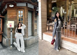 Diện quần nỉ thoải mái xuống phố mà không sợ lạnh ngày thu
