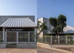 Ngôi nhà đưa khoảng hiên Bắc Bộ vào không gian sống