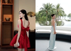 Nửa kín nửa hở đầy quyến rũ với đầm hở lưng