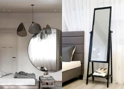 Phòng ngủ nên treo gương tròn hay vuông thì mới hợp phong thủy và tốt cho sức khỏe