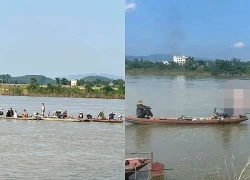 Tìm kiếm 2 vợ chồng nghi bị lật thuyền, mất tích trên sông Lam