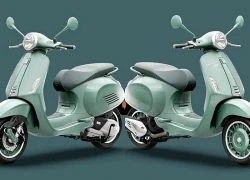 Vespa Primavera 80th trình làng, khoác màu xanh pastel độc quyền