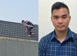 9 giờ cân não thuyết phục hai đối tượng cầm kiếm cố thủ trên mái nhà ra đầu thú