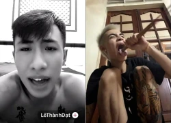 Hai thanh niên livestream, tự gây thương tích để thu hút người tặng quà