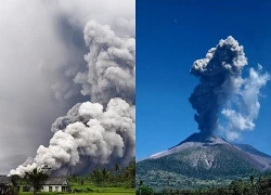 Indonesia ghi nhận hai trận động đất mạnh, núi lửa Semeru phun trào