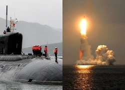Nga phóng tên lửa đạn đạo liên lục địa Bulava từ tàu ngầm hạt nhân