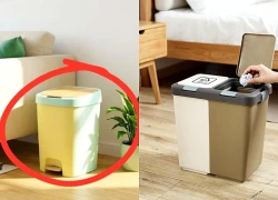 Vì sao không nên đặt thùng rác ở phòng khách?