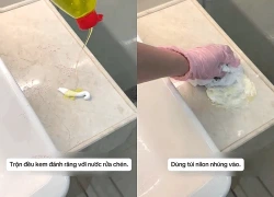 Kem đánh răng trộn với nước rửa chén, dầu gội hay baking soda sẽ ra sao? 4 mẹo dọn nhà khiến hội chị em tò mò muốn thử ngay