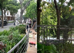 Cận cảnh cầu cạn độc đáo sắp hoàn thiện bên hồ Hoàn Kiếm