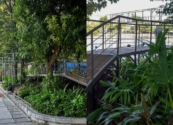 Không gian "Dải lụa ký ức" bên Hồ Gươm đang gấp rút hoàn thiện
