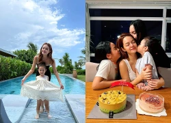Con gái Phạm Quỳnh Anh xinh xắn giống mẹ như hai giọt nước, học tiếng Trung với bố mỗi tối