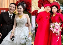 Đám cưới Hoài Lâm - Ngọc Trinh tại Vĩnh Long sáng nay: Cô dâu lộ bụng lùm lùm, netizen "hóng" 1 nhân vật xuất hiện