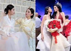 Hậu trường lộ cảnh thân mật của Kỳ Duyên và Thiên Ân