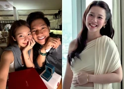 Khả Ngân rạng rỡ trong những tuần cuối thai kỳ