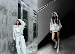 Không chỉ để mặc ấm, áo hoodie zip còn có thể mặc sành điệu