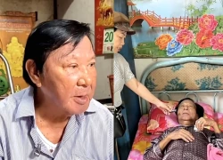 Nghệ sĩ Phương Bình ngoài 80 tuổi bệnh nặng, thở oxy, không nhận ra đồng nghiệp