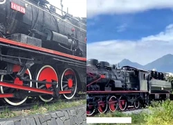 Tàu lửa hơi nước tuyến Huế - Đà Nẵng được chạy kiểm tra kỹ thuật