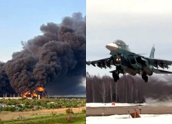 Ukraine tuyên bố tập kích sân bay quân sự Nga, đánh trúng loạt tiêm kích