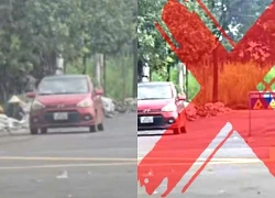 Xác minh động cơ của TikToker đăng clip 'dùng ô tô con lu lèn mặt đường nhựa'