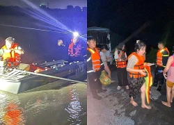 Xuyên đêm giải cứu 12 người mắc kẹt giữa dòng nước xiết ở TPHCM