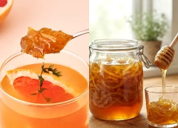 Cách làm trà vỏ bưởi mật ong giảm ho, tốt cho tiêu hóa