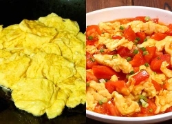 Làm trứng chưng cà chua, đừng cho ngay vào chảo, nấu thế này trứng mềm ngon ăn với cơm mùa thu cực thích
