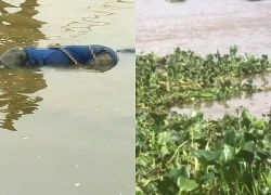 Thi thể nam giới bị quấn dây thừng trôi trên sông Tiền
