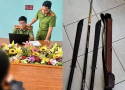 Xử phạt người chia sẻ video nhóm thanh niên mang hung khí diễu phố