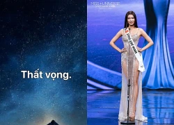 Á hậu 4 Miss Universe 2026 Trịnh Hồng Đăng đăng đàn đúng 2 chữ: "Thất vọng"