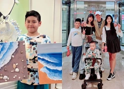 Con trai Mạnh Trường trổ tài rửa hết cả "núi" bát đĩa, bà xã nam diễn viên "thả thính": "Con dâu tương lai đã yên tâm chưa?"