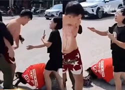 Công an xác minh clip nam shipper bị hành hung ở Sầm Sơn