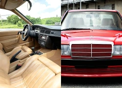 Xế cổ Mercedes-Benz 190E đời 1984 độ turbo độc nhất vô nhị