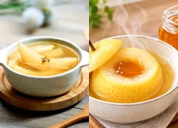 4 cách giảm ho bằng quả lê
