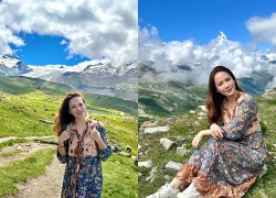 Đan Lê trải nghiệm thiên nhiên tuyệt đẹp ở Thụy Sĩ