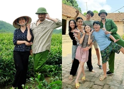 Hình ảnh không có trên phim 'Căn nhà không mái che', Duy Hưng nhí nhảnh bên Huyền Lizzie