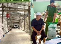 Khởi tố đối tượng sản xuất phân bón giả quy mô lớn