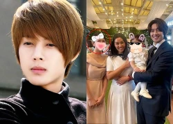 Kim Hyun Joong (Vườn Sao Băng) lần đầu tiên xuất hiện cùng vợ và con gái út, nhan sắc nửa kia bí ẩn gây chú ý