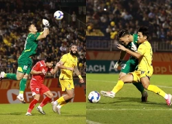 Lê Giang Patrik "bay như chim" cản phá bóng xuất sắc ở V.League