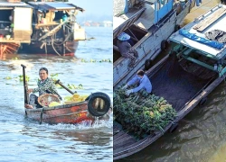 Nhịp sống chợ nổi Long Xuyên