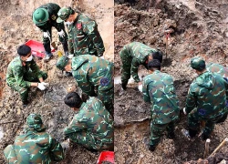 Sau lễ an táng, phát hiện thêm 8 hài cốt liệt sĩ tại công viên Lê Thị Riêng