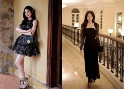Tôn vinh vẻ đẹp đài các với đầm ren hoa