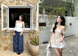 Áo bo chun vừa khoe eo thon, vừa tôn dáng